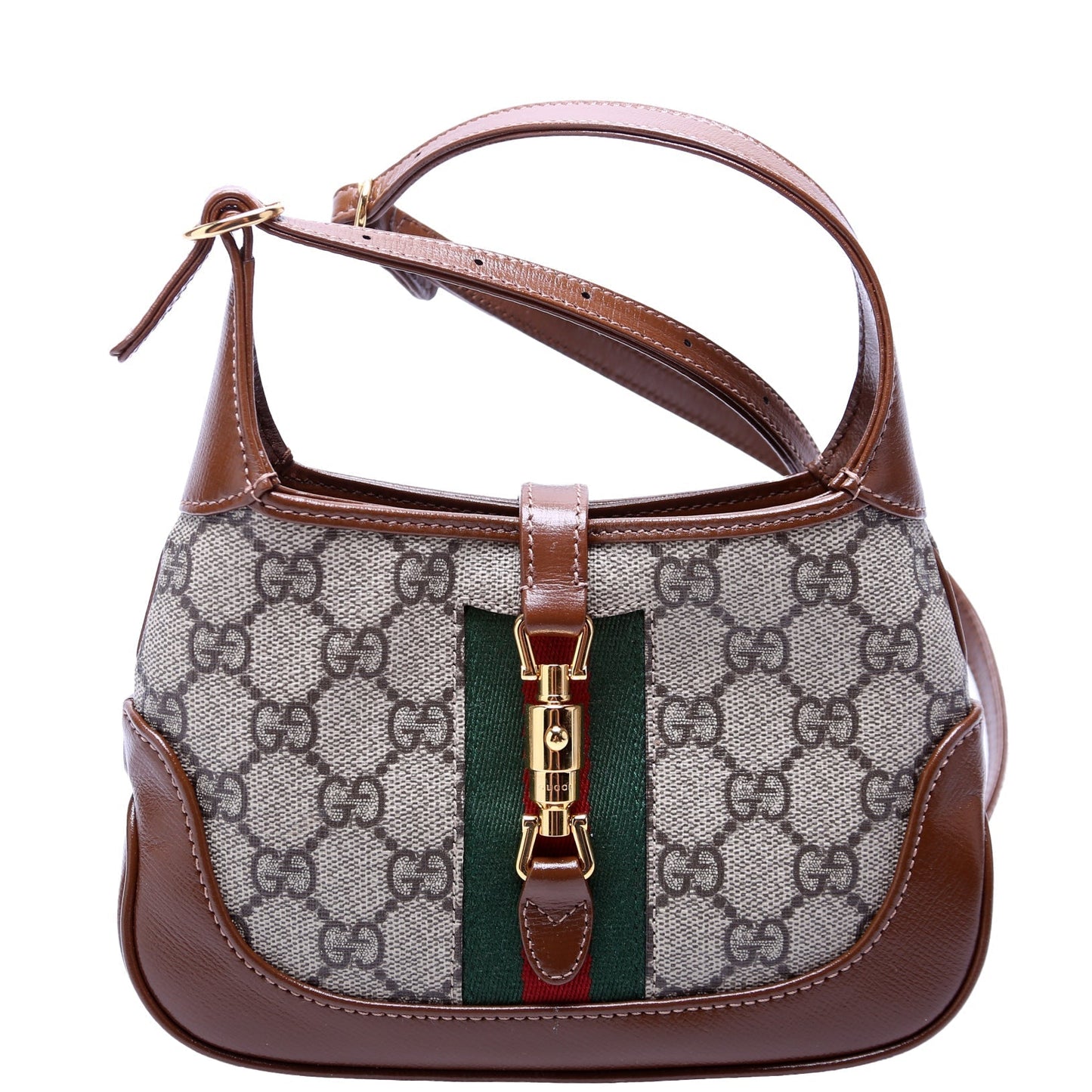 Gucci Jackie Brown Mini Shoulder Bag Brown 1