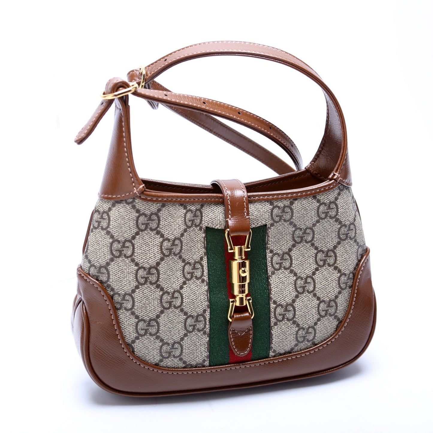 Gucci Jackie Brown Mini Shoulder Bag Brown 1