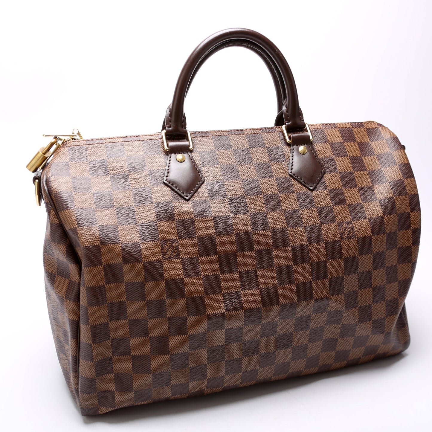 Louis Vuitton Speedy 35 Bandouliere Ebene Damier Handbag Ebene 13
