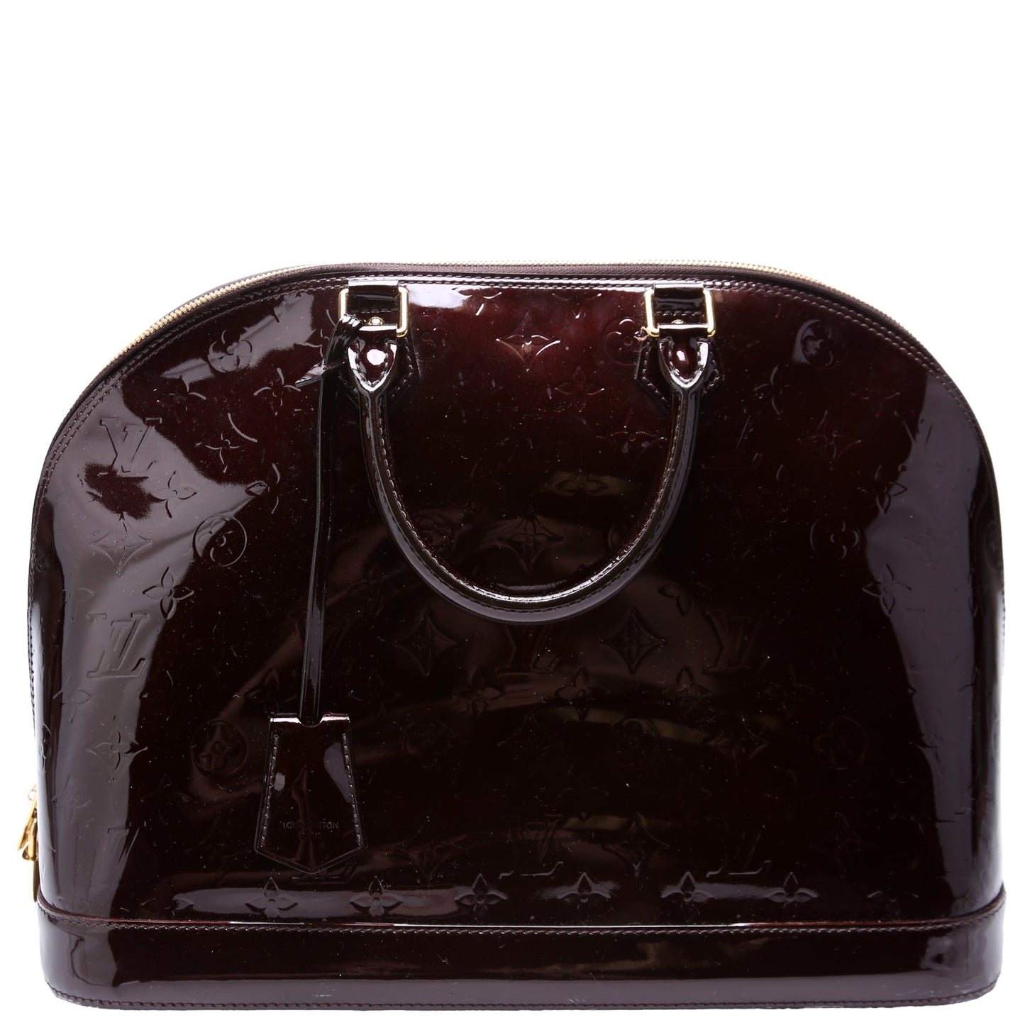 Louis Vuitton Alma GM Amarante Vernis Handbag