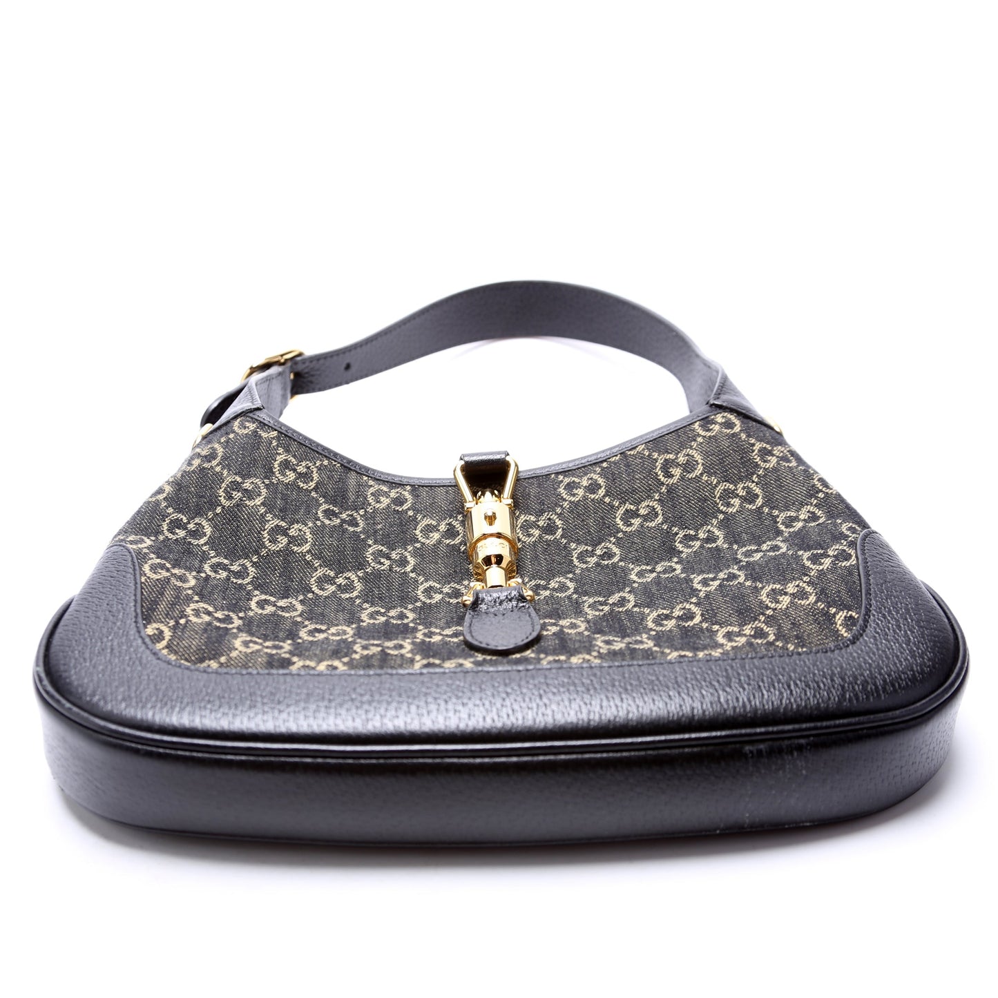 Gucci GG Jackie Canvas Black Small Shoulder Bag