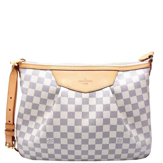 Louis Vuitton Siracusa Azur PM Damier Handbag Azur 10