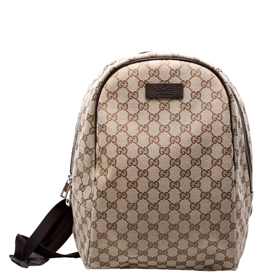Gucci GG Backpack Canvas Brown