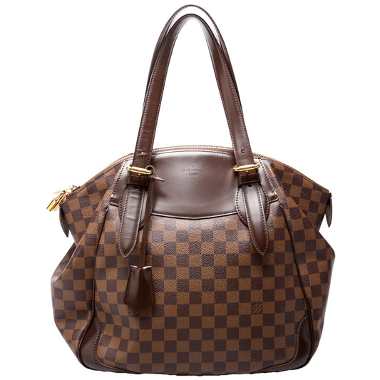 Louis Vuitton Verona Ebene MM Damier Handbag Ebene 10