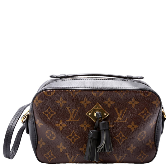 Louis Vuitton Saintogne Monogram Black Handbag