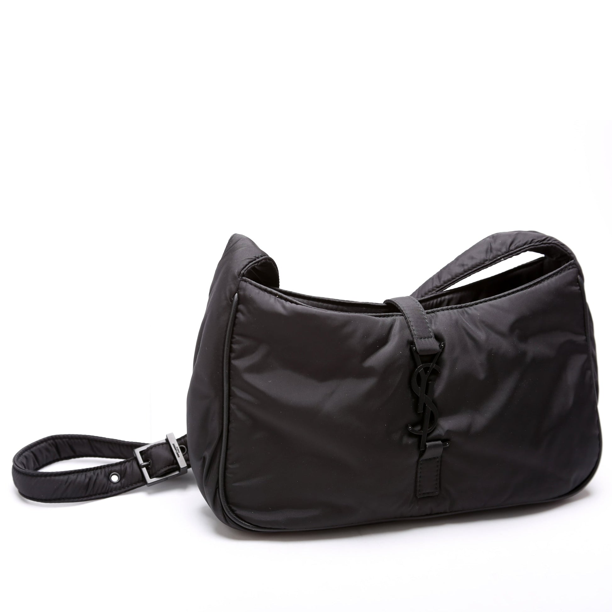 YSL Saint Laurent Saint Laurent Le Econyl Hobo Bag Black Shoulder Bag