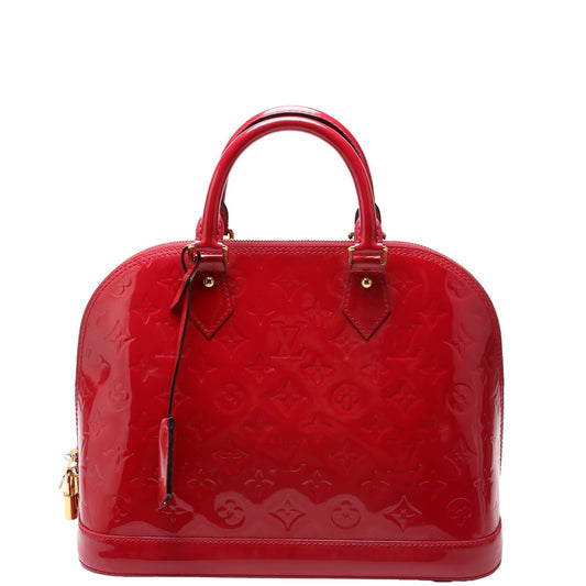 Louis Vuitton Alma PM Vernis Pink Handbag