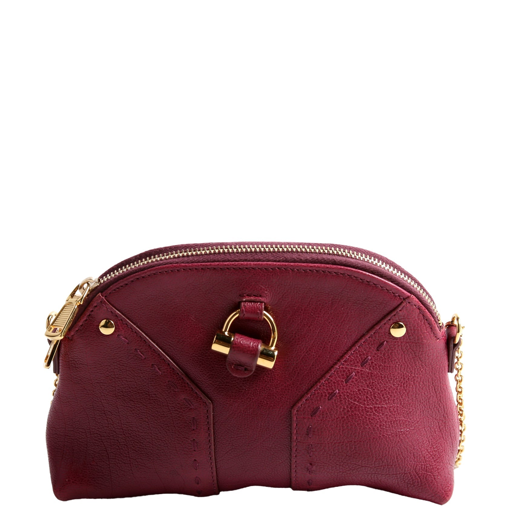 YSL Saint Laurent Saint Laurent Calfskin Berry Bag Mini Chain Travel Bag