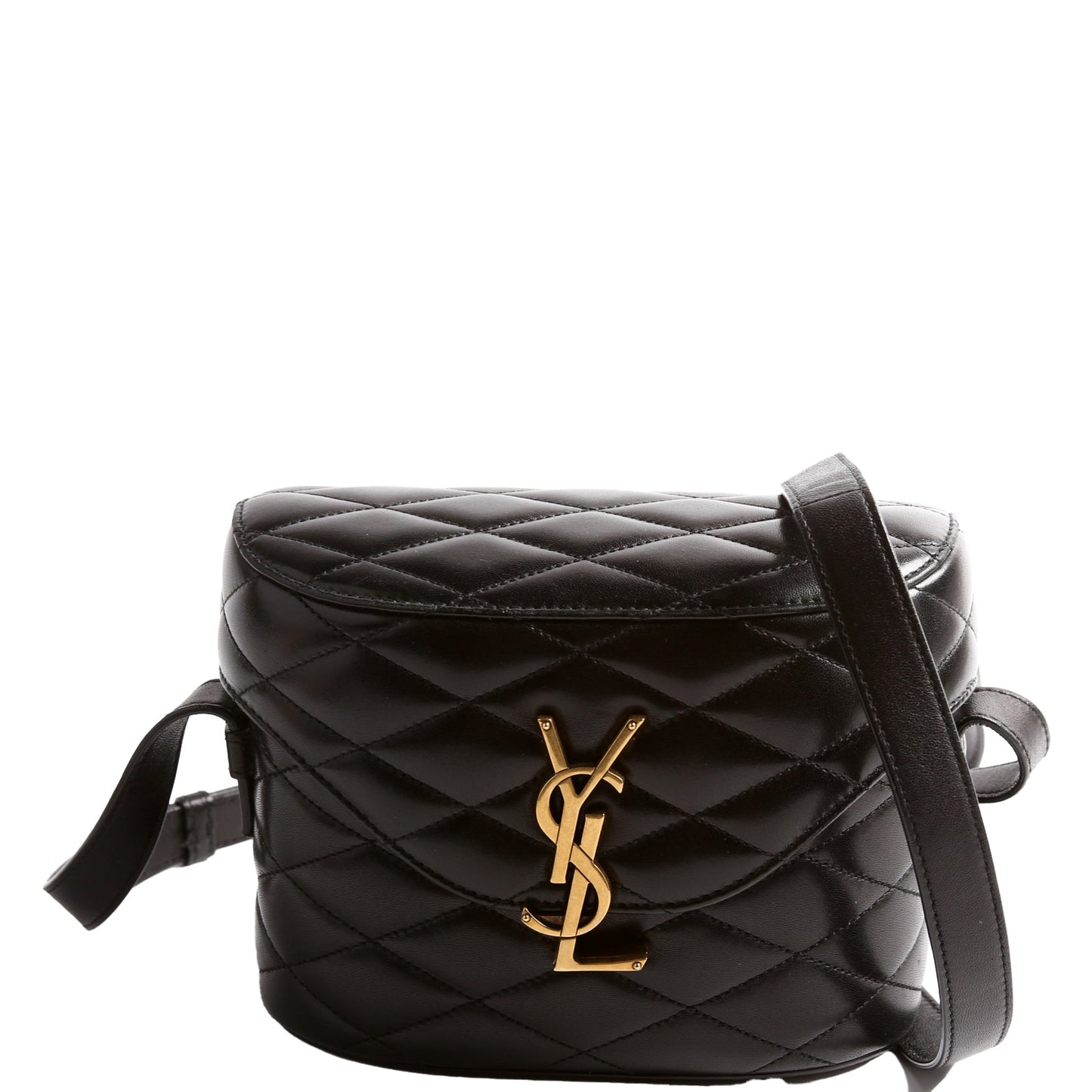 YSL Saint Laurent Saint Laurent June Box Bag Quilted Black Travel Bag