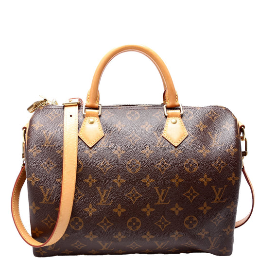 Louis Vuitton Speedy 30 Bandouliere Monogram Handbag Monogram 33