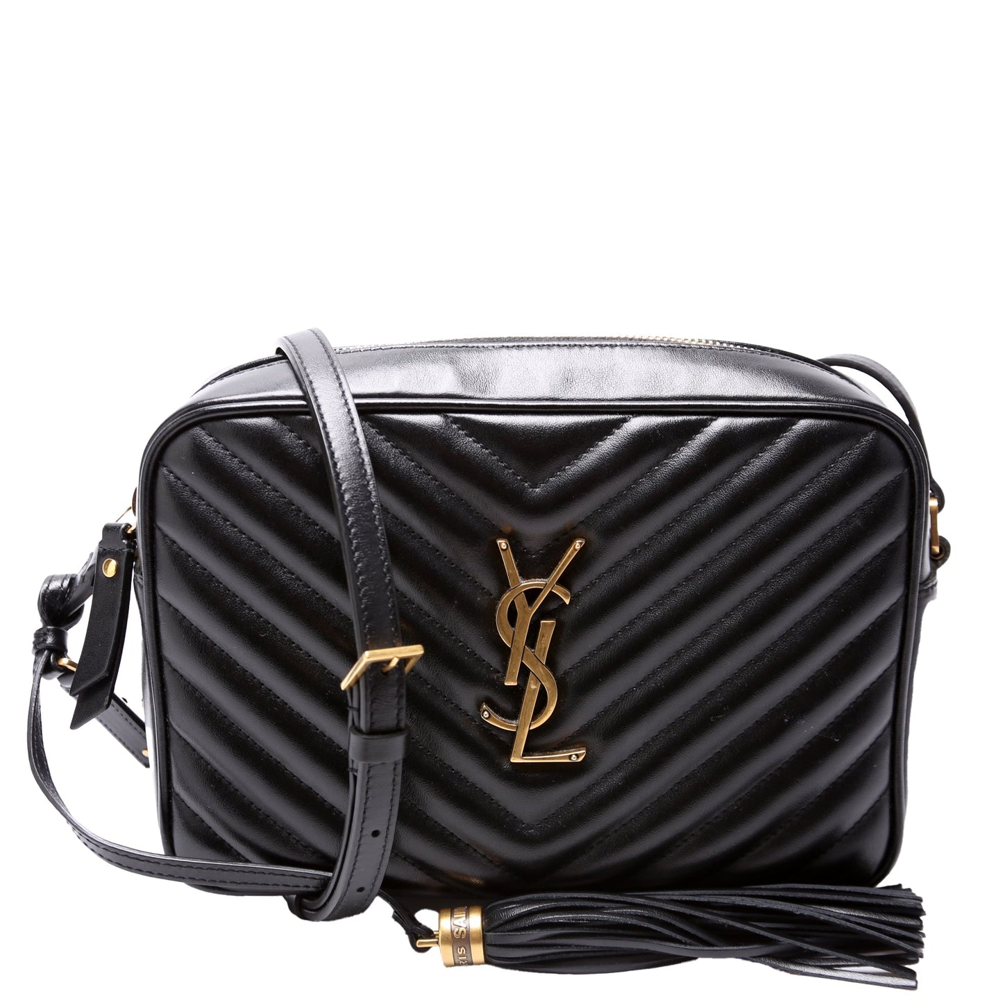 YSL Saint Laurent Lou Camera Bag Black Travel Bag