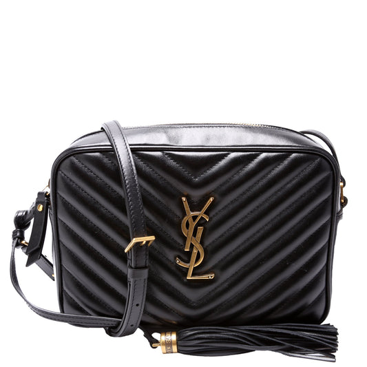 YSL Saint Laurent Lou Camera Bag Black Travel Bag
