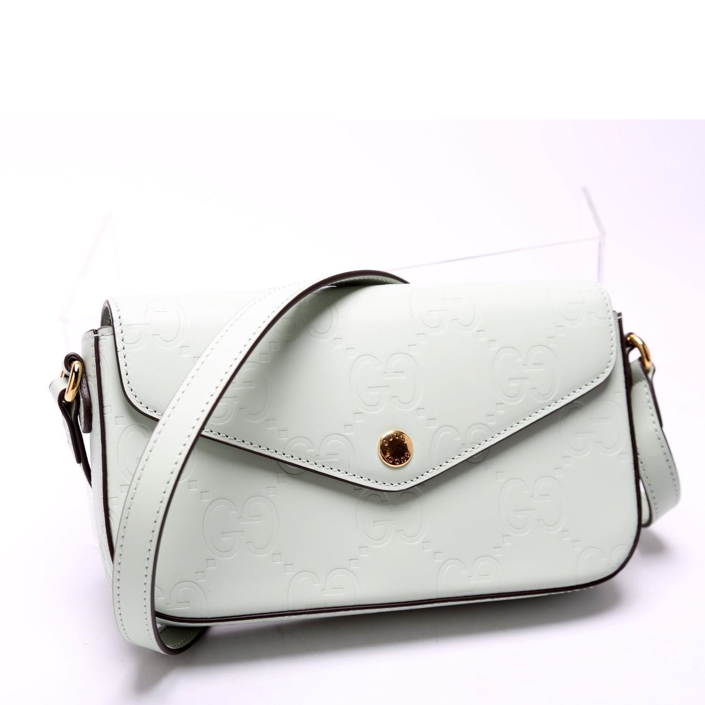 Gucci GG Super Sage Leather Mini Shoulder Bag