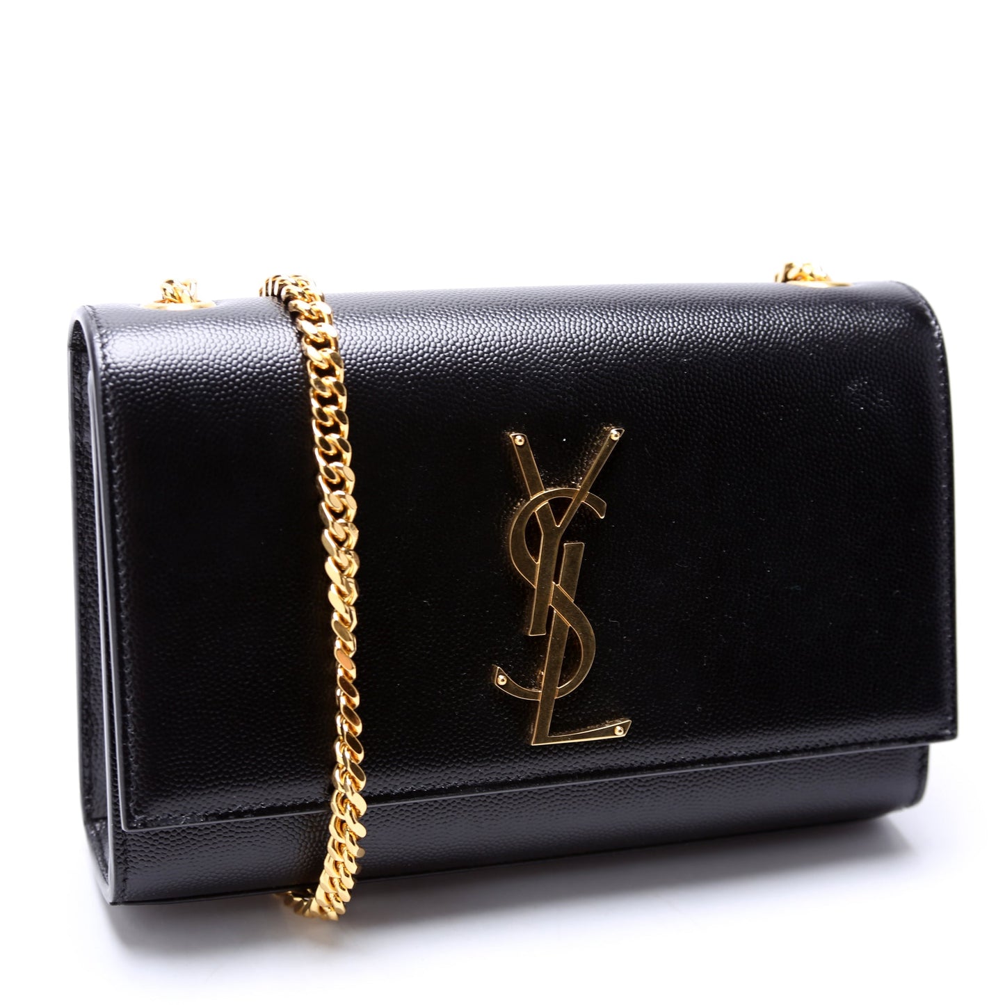 YSL Saint Laurent Saint Laurent Kate Satchel Grain Bag Black Small Travel Bag