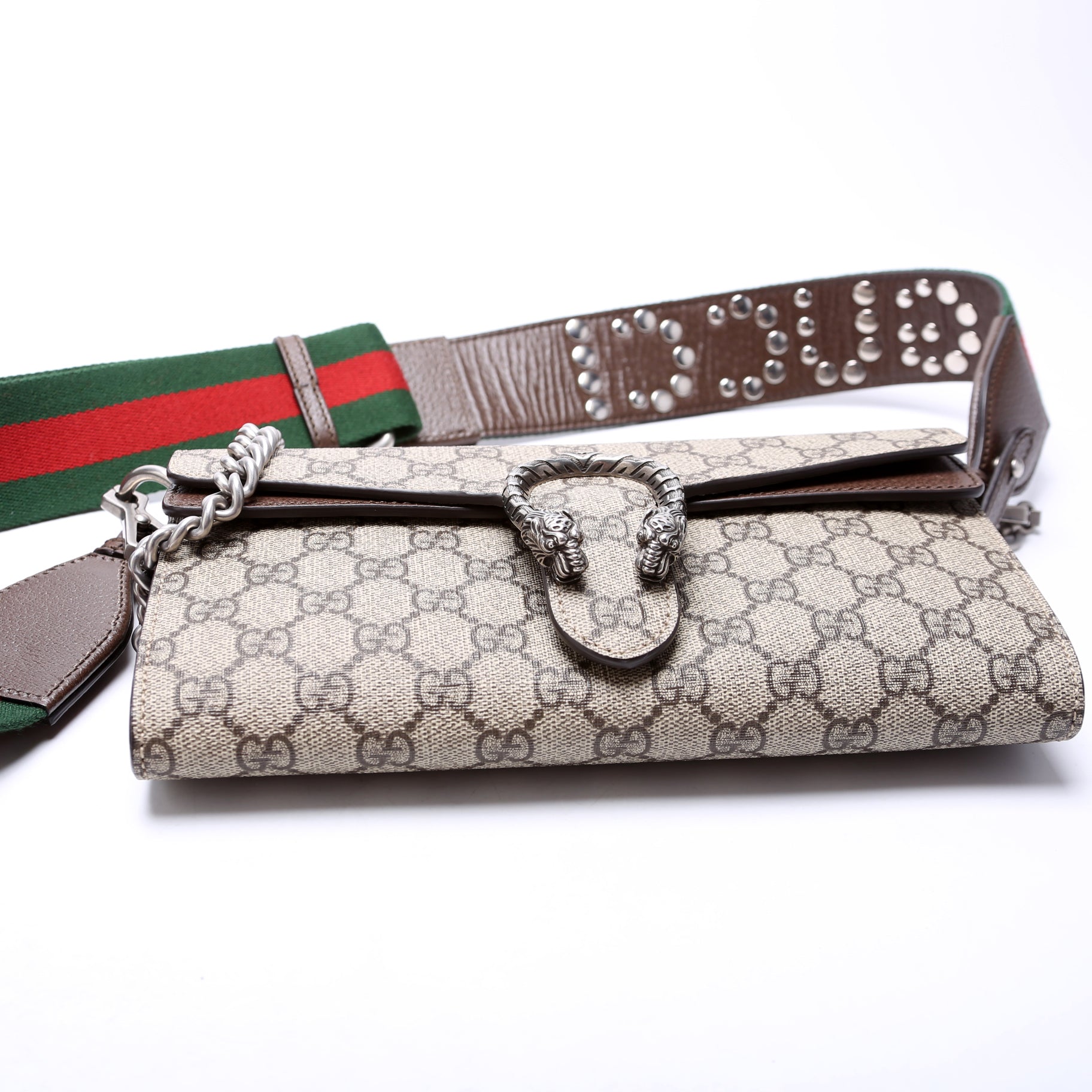 Gucci Dionysus GG Supreme East-West Small Shoulder Bag