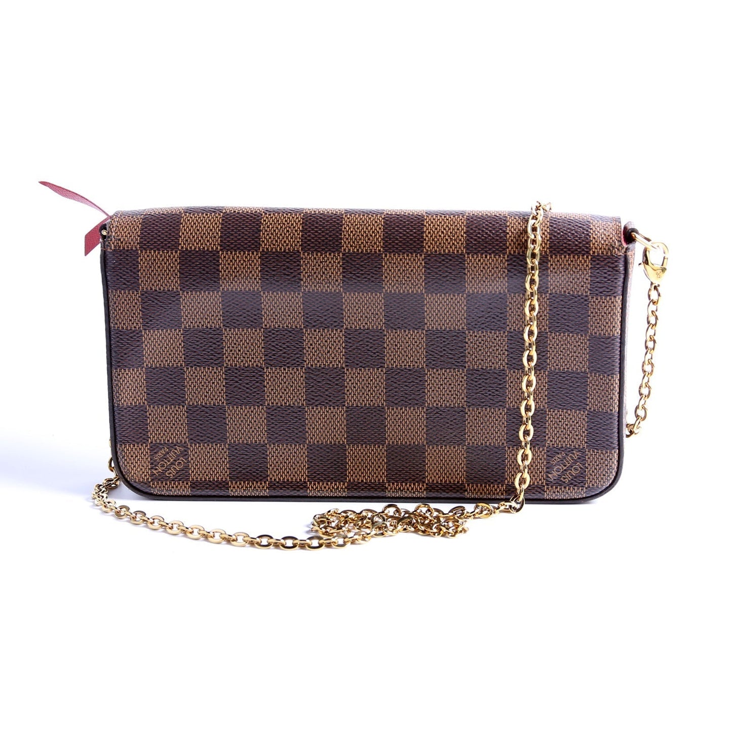 Louis Vuitton Pochette Felicie Ebene Damier Clutch Bag Ebene 3