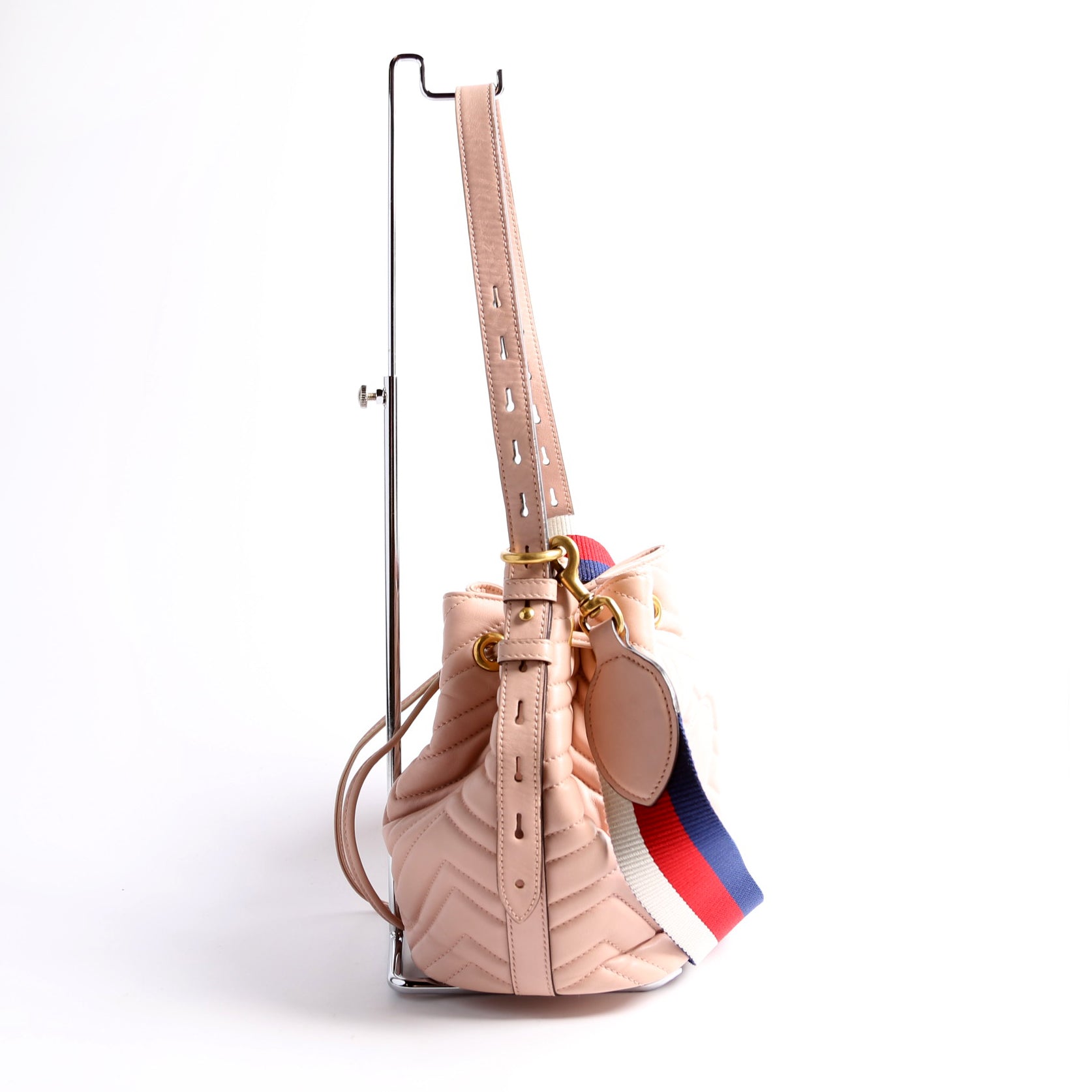 Gucci GG Marmont Pink Bucket Bag