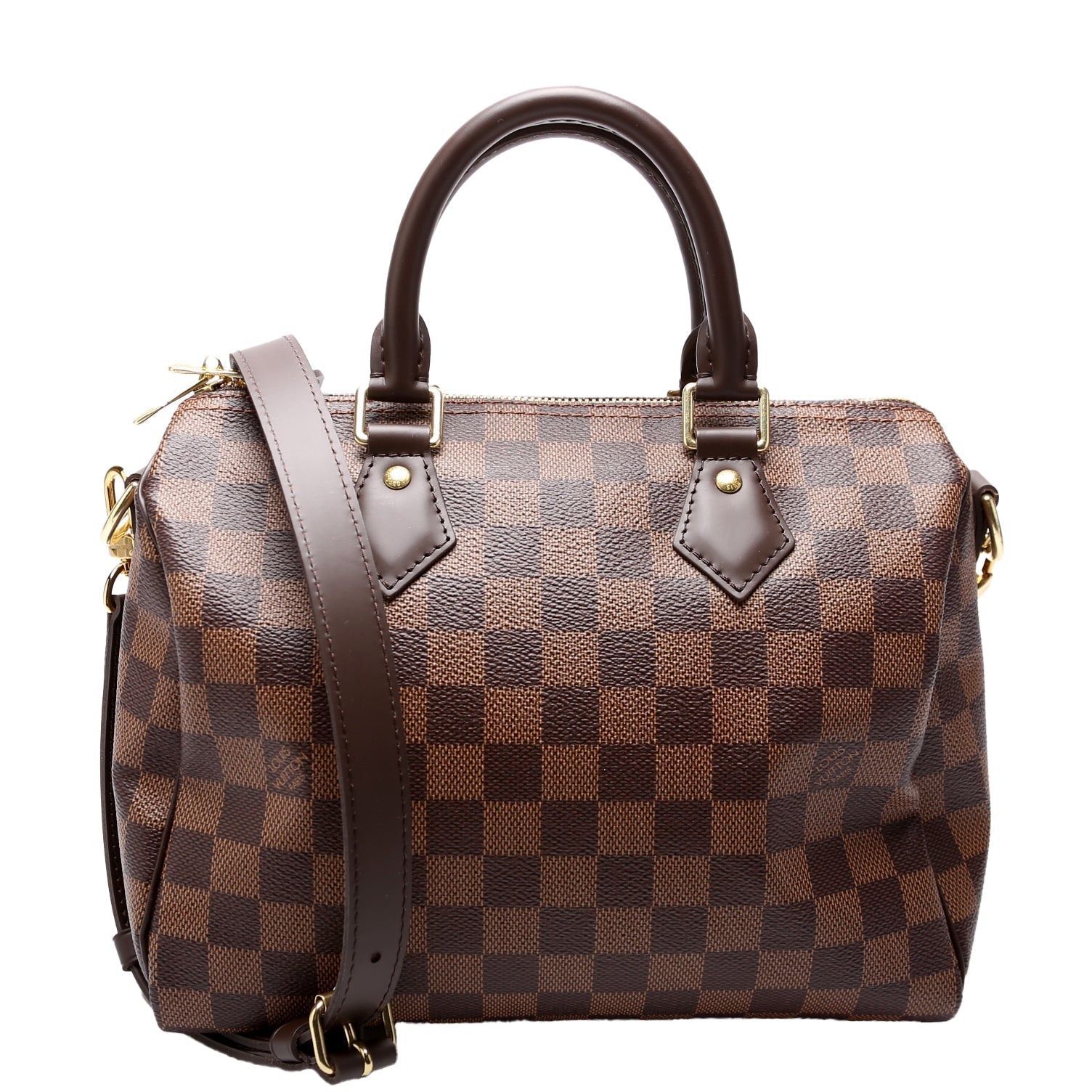 Louis Vuitton Speedy 25 Bandouliere Ebene Damier Handbag Ebene 20