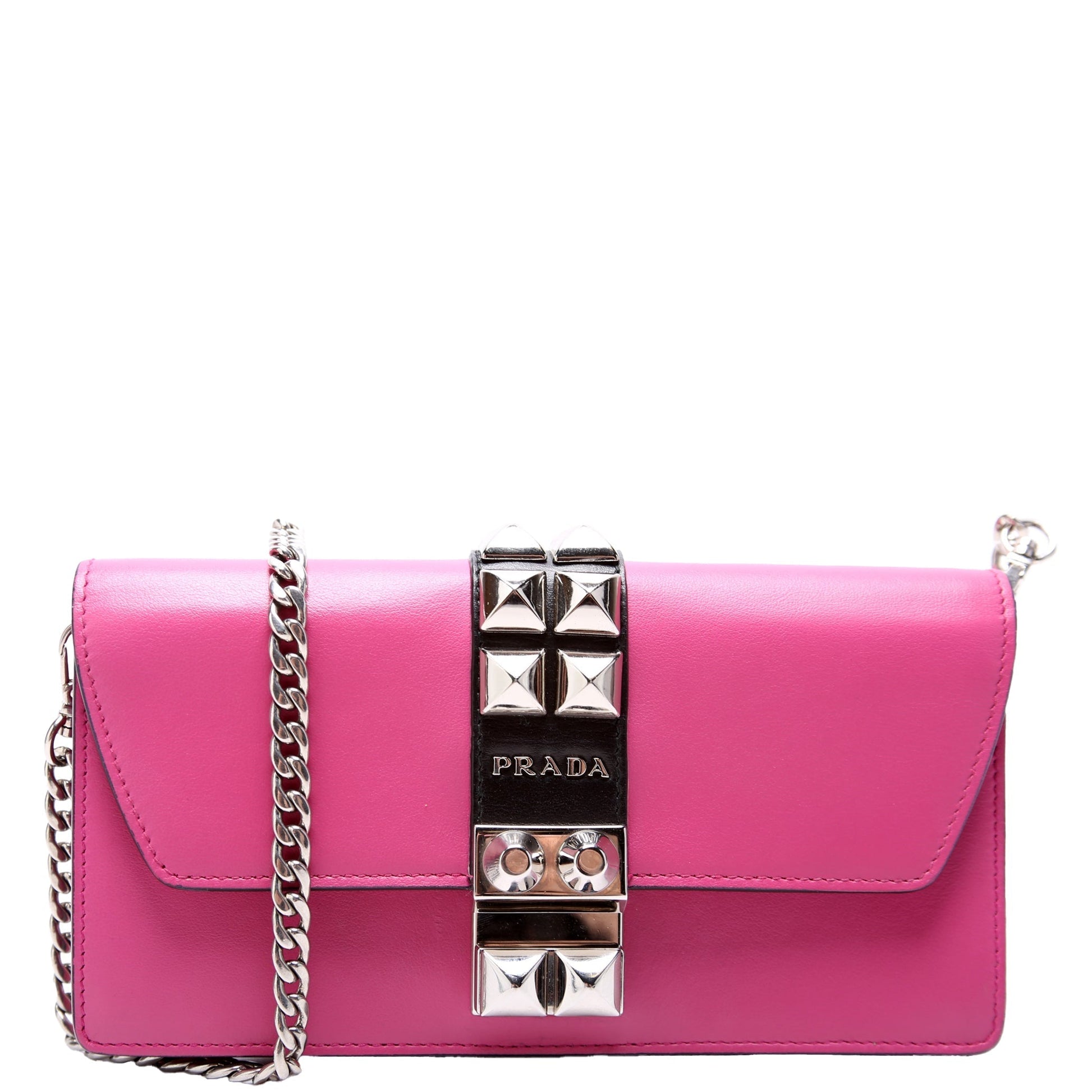 Prada Elektra Woc City Calfskin Bag Pink Travel Bag