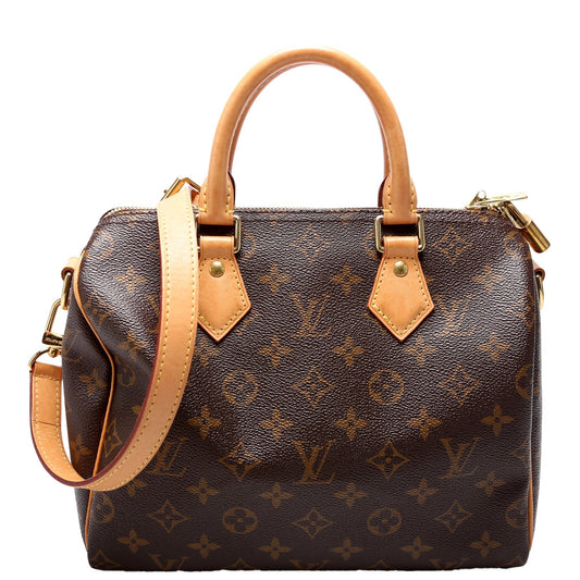 Louis Vuitton Speedy 25 Bandouliere Monogram Handbag Monogram 11