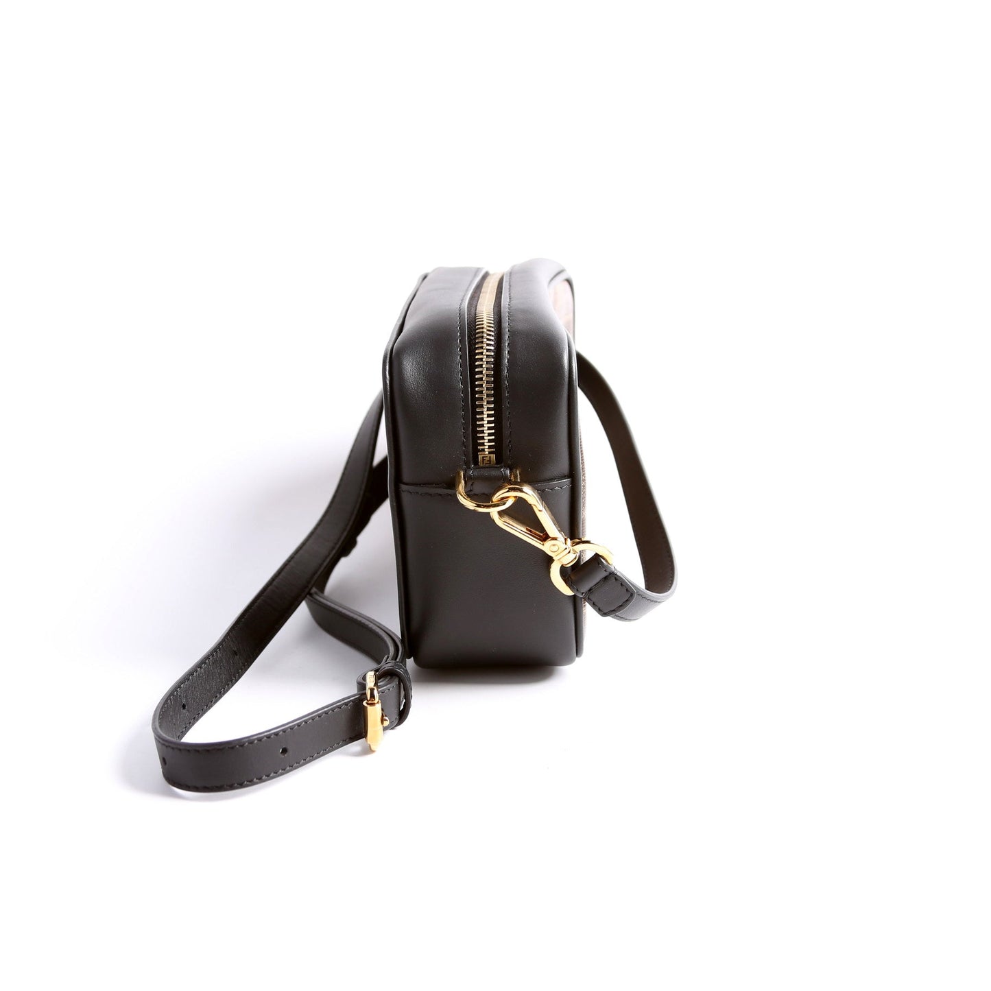 Fendi Zucca Coated Camera Bag Canvas Brown Mini Travel Bag