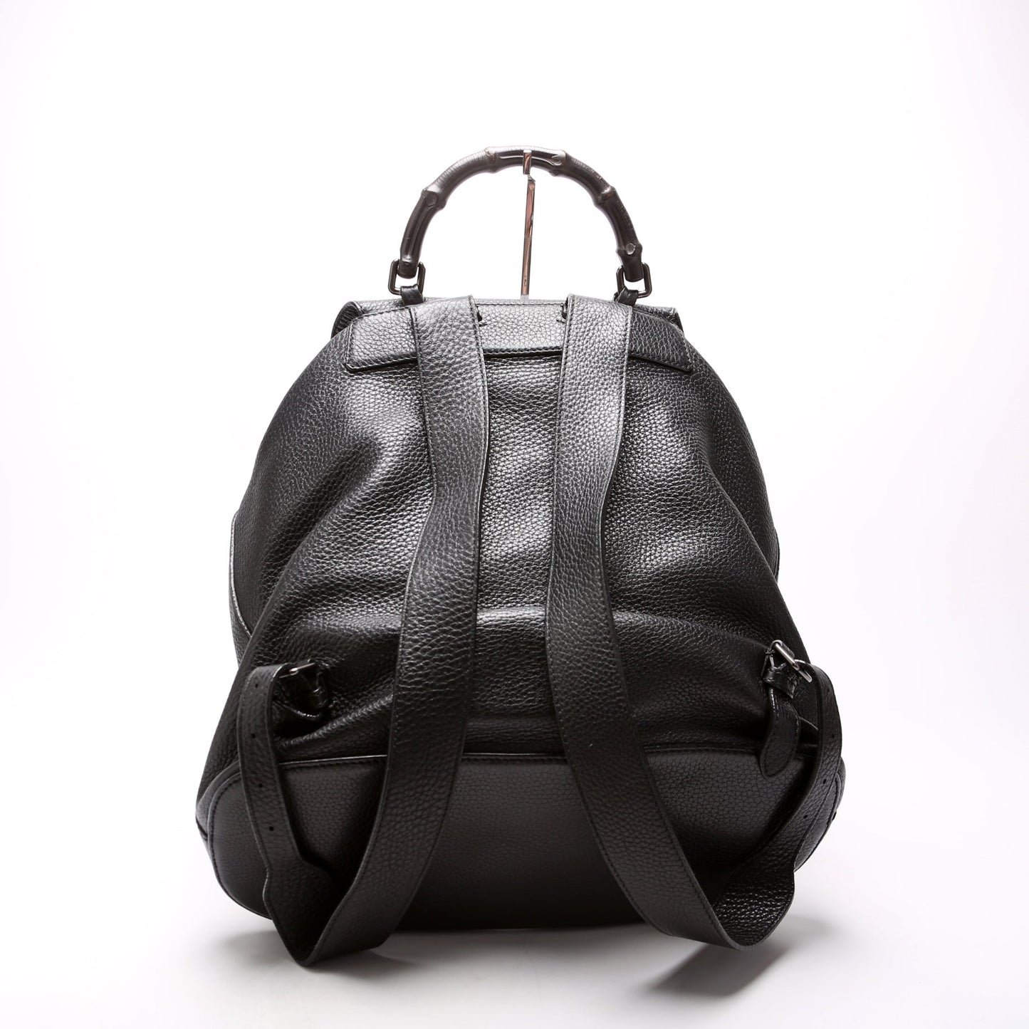 Gucci Bamboo Backpack Leather Black