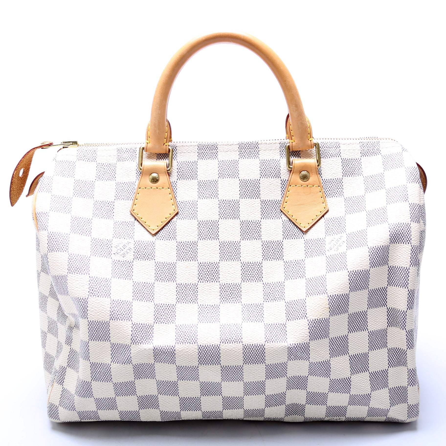 Louis Vuitton Speedy 30 Azur Damier Handbag Azur 47