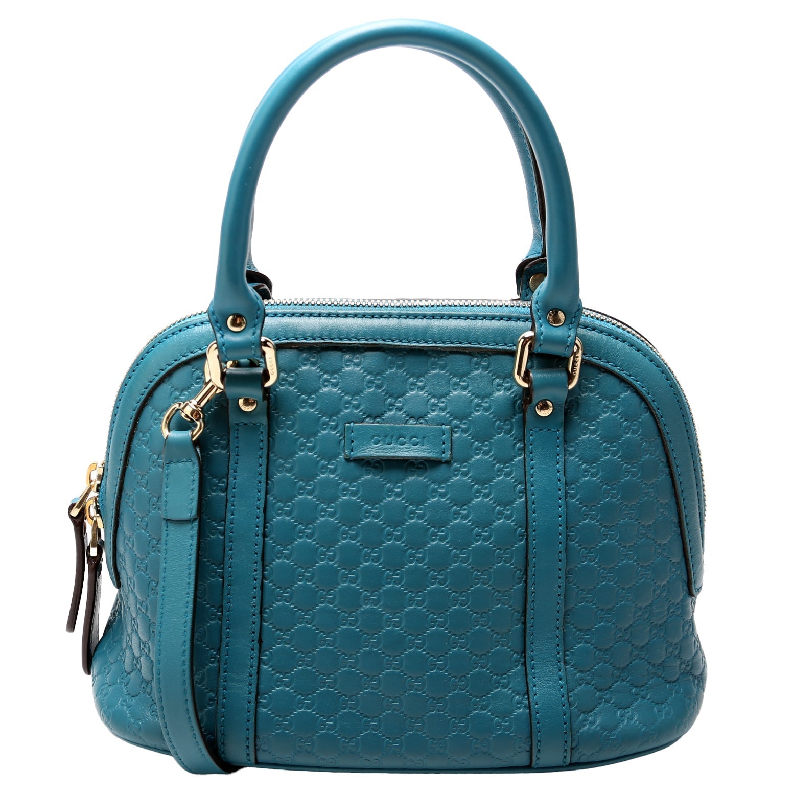 Gucci Dome Micro Teal Mini Travel Bag