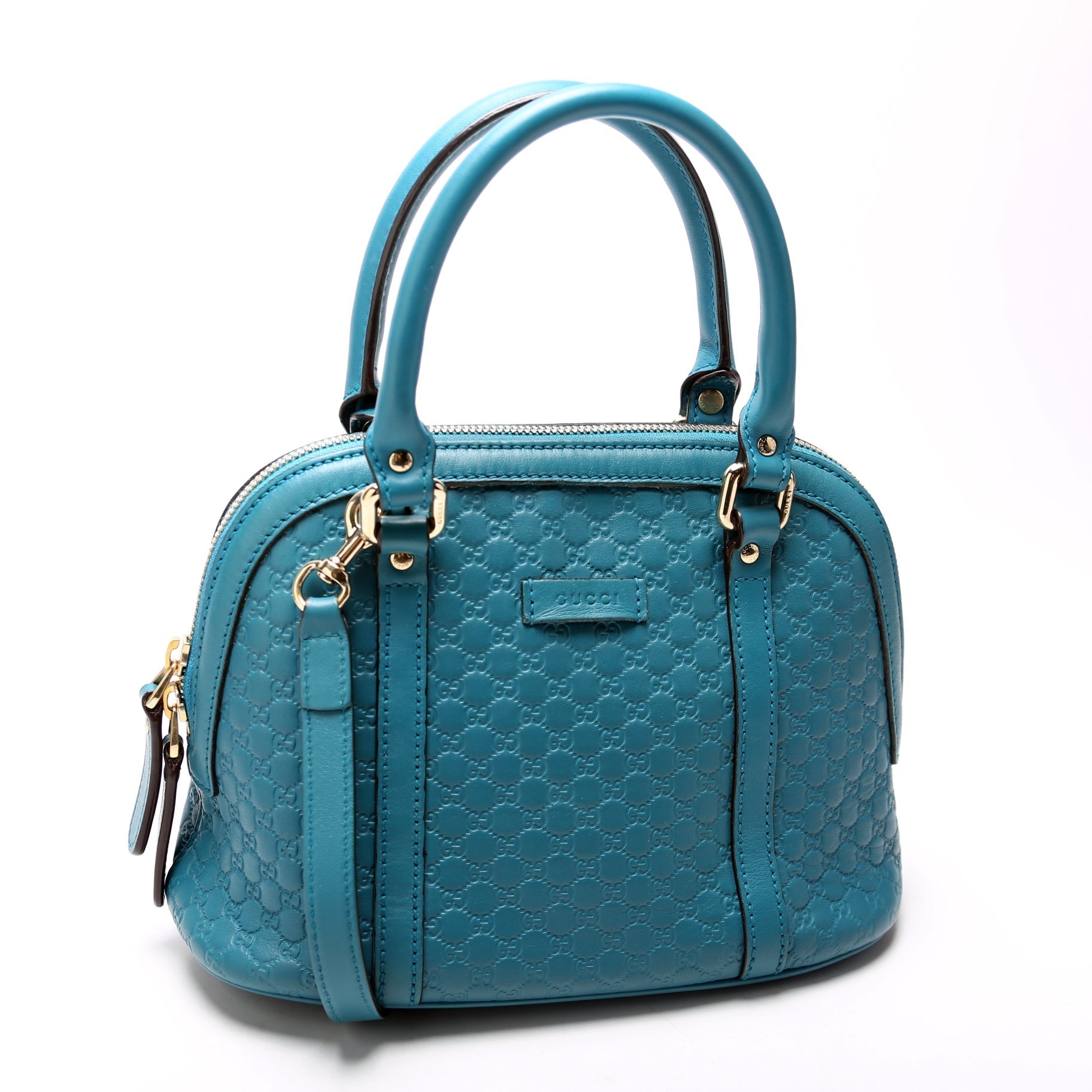Gucci Dome Micro Teal Mini Travel Bag