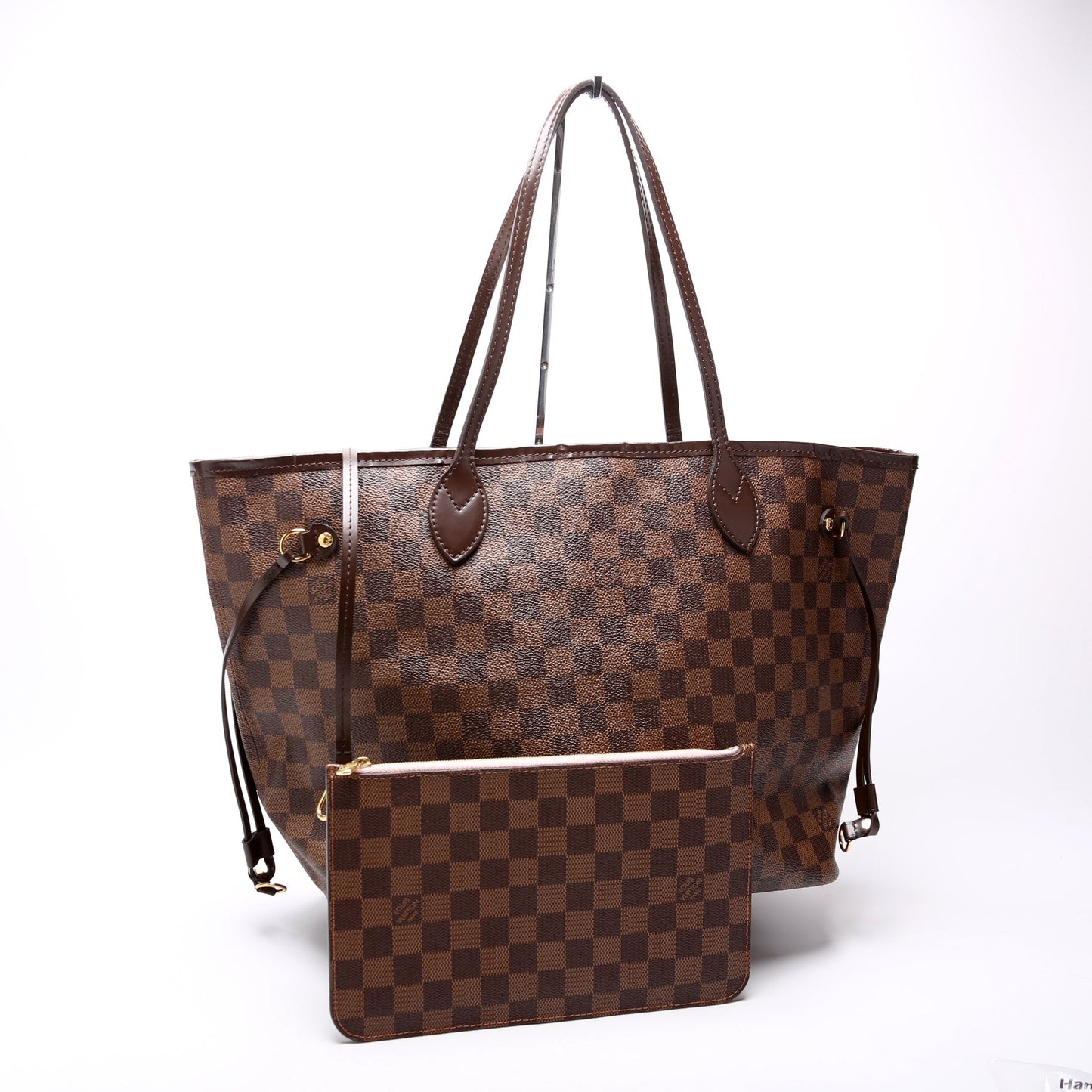 Louis Vuitton Neverfull MM Ebene Damier Wallet Case Damier Ebene