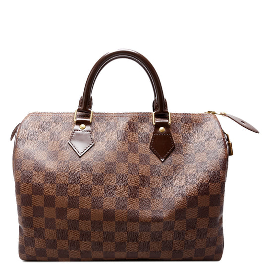 Louis Vuitton Speedy 30 Ebene Damier Handbag Ebene 42