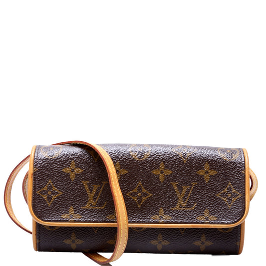 Louis Vuitton Pochette Twin PM Monogram Clutch Bag Monogram 4