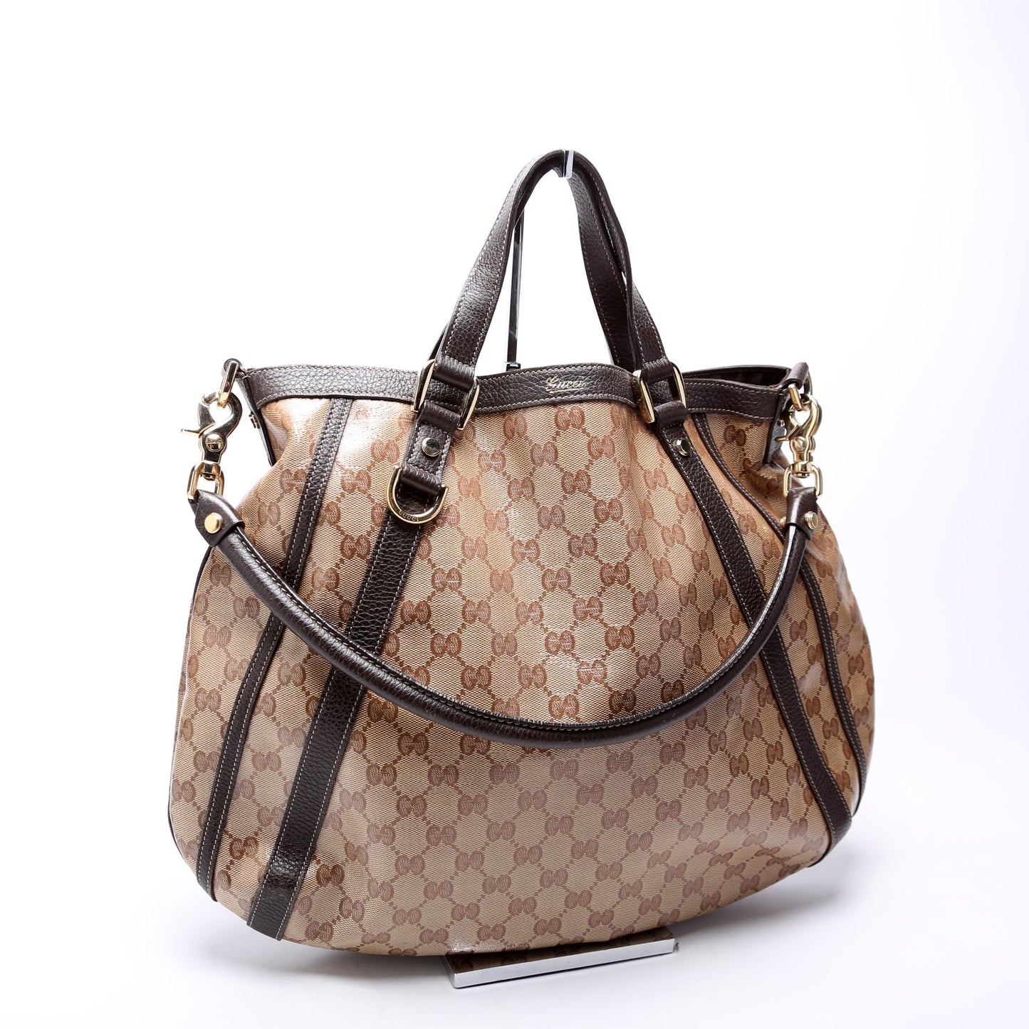 Gucci GG Crystal Abbey Convertible Medium Tote Bag