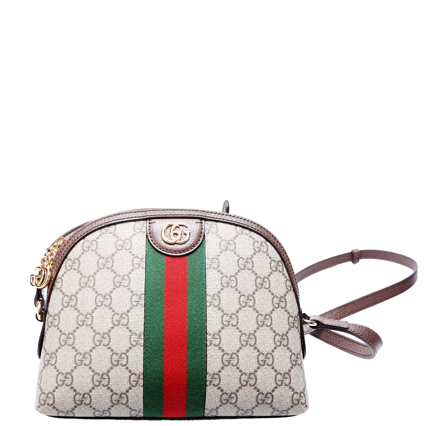 Gucci Ophidia GG Brown Small Crossbody Bag