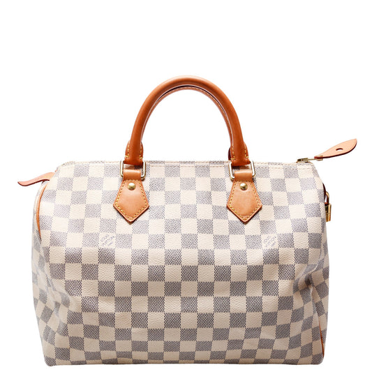 Louis Vuitton Speedy 30 Azur Handbag Azur 1