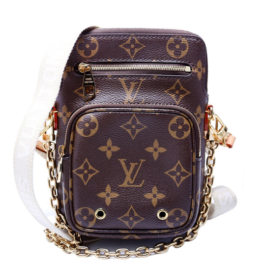 Louis Vuitton Utility Phone Sleeve Monogram Handbag Monogram 8