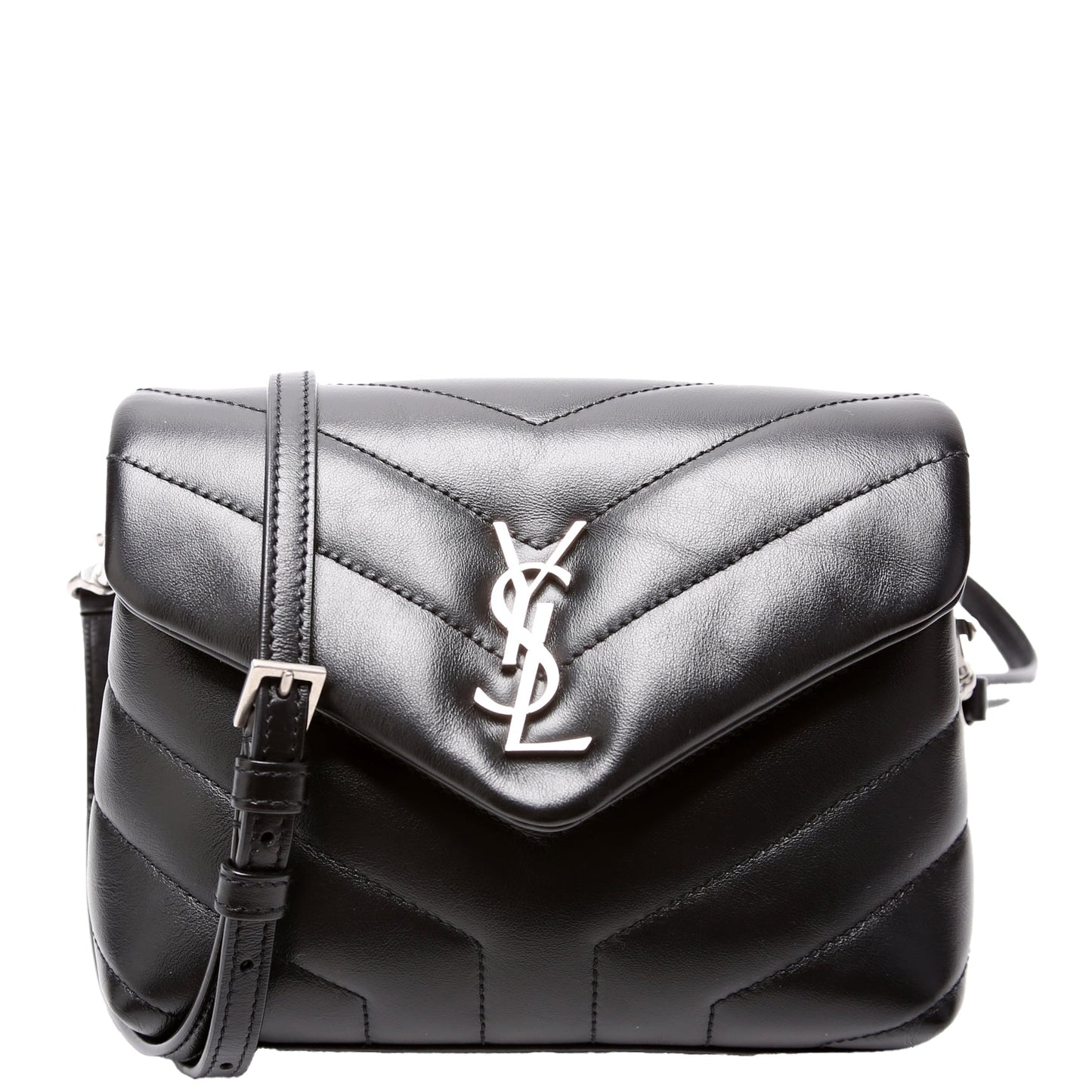 YSL Saint Laurent Loulou Satchel Crossbody Bag Black Toy Satchel Bag