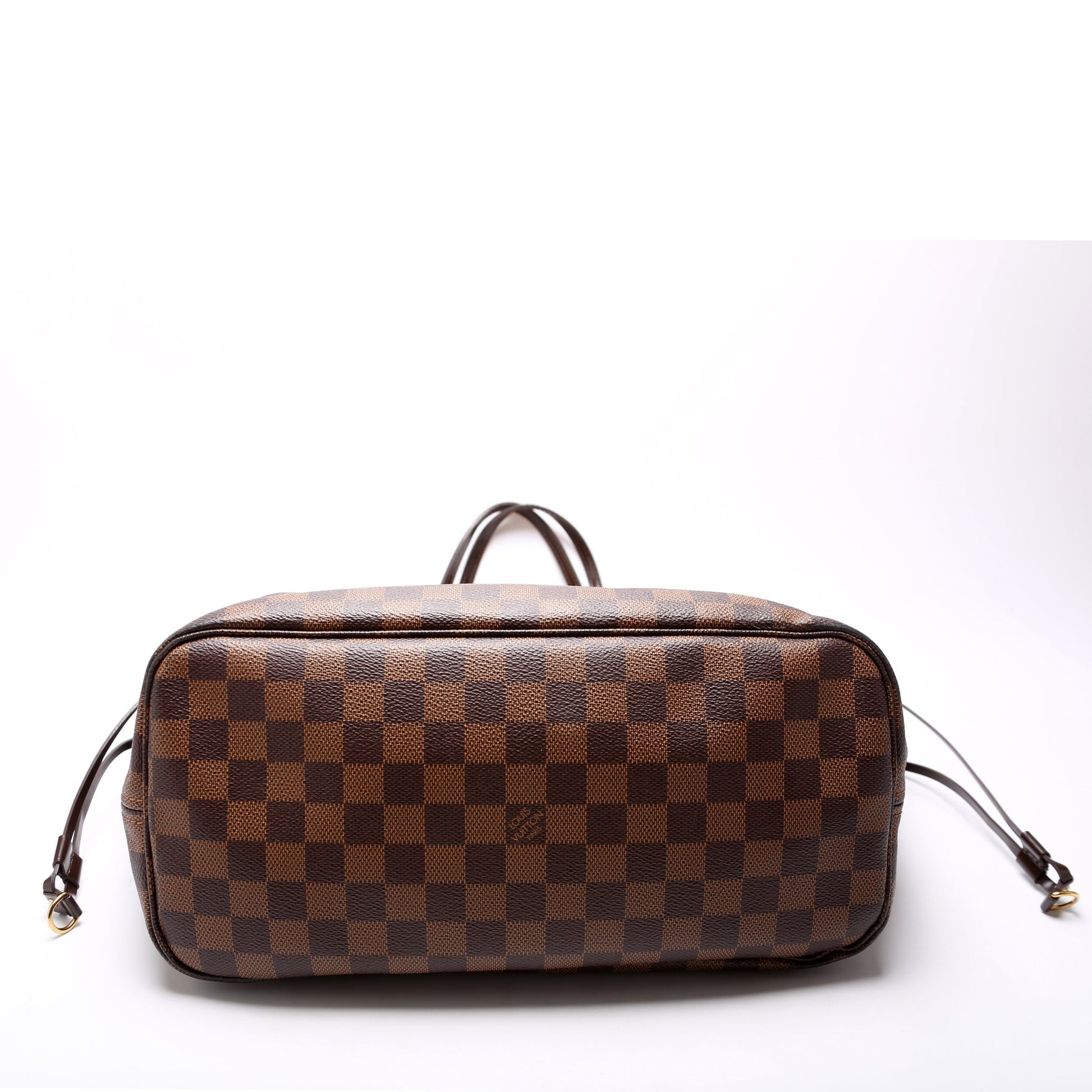 Louis Vuitton Neverfull MM Ebene Damier Red Tote Bag Red 5
