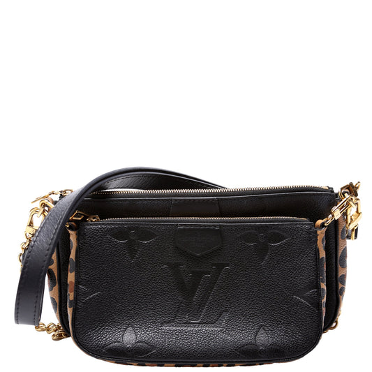 Louis Vuitton Multi Pochette Giant Wild at Empreinte Clutch Bag Heart 1