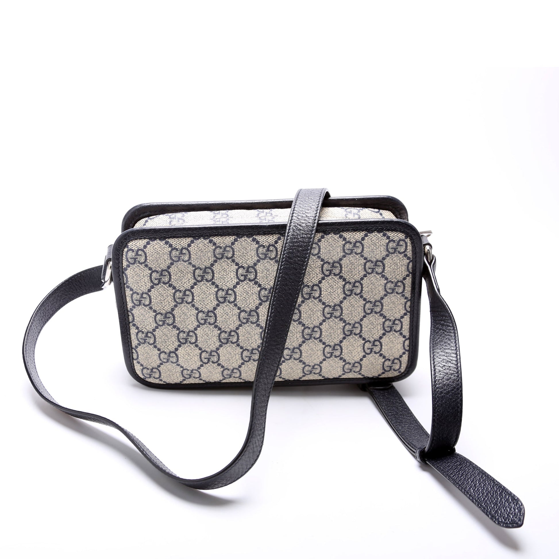 Gucci GG Supreme Interlocking Blue Mini Travel Bag