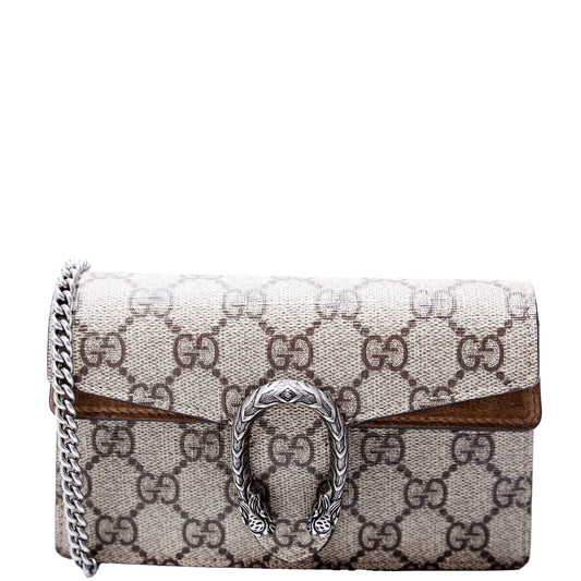 Gucci Dionysus GG Supreme Brown Mini Travel Bag
