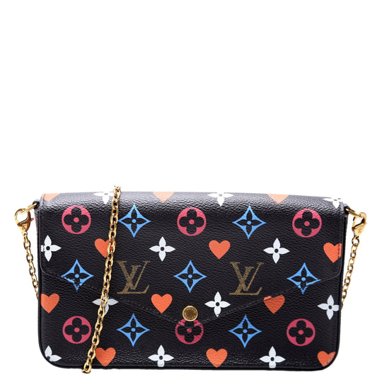 Louis Vuitton Pochette Felicie Game On Monogram Clutch Bag