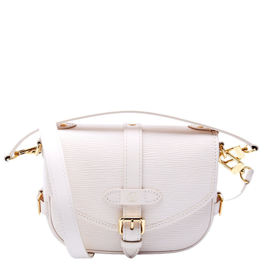 Louis Vuitton Saumur BB Softer White Epi Handbag