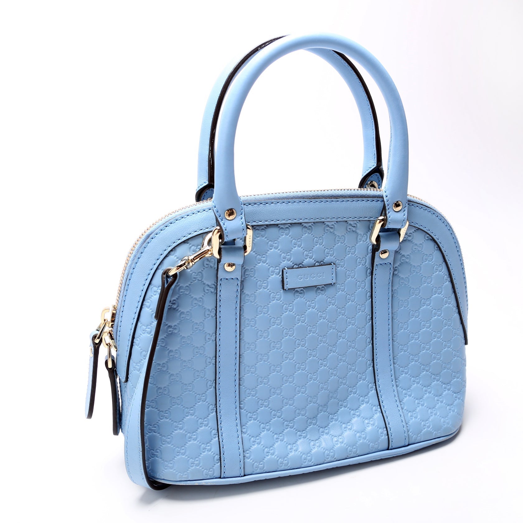 Gucci Dome Micro Blue Mini Travel Bag