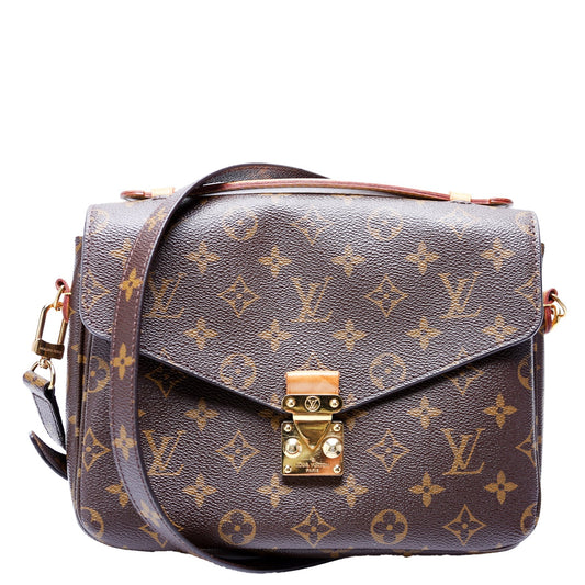 Louis Vuitton Pochette Metis Monogram Clutch Bag Monogram 66