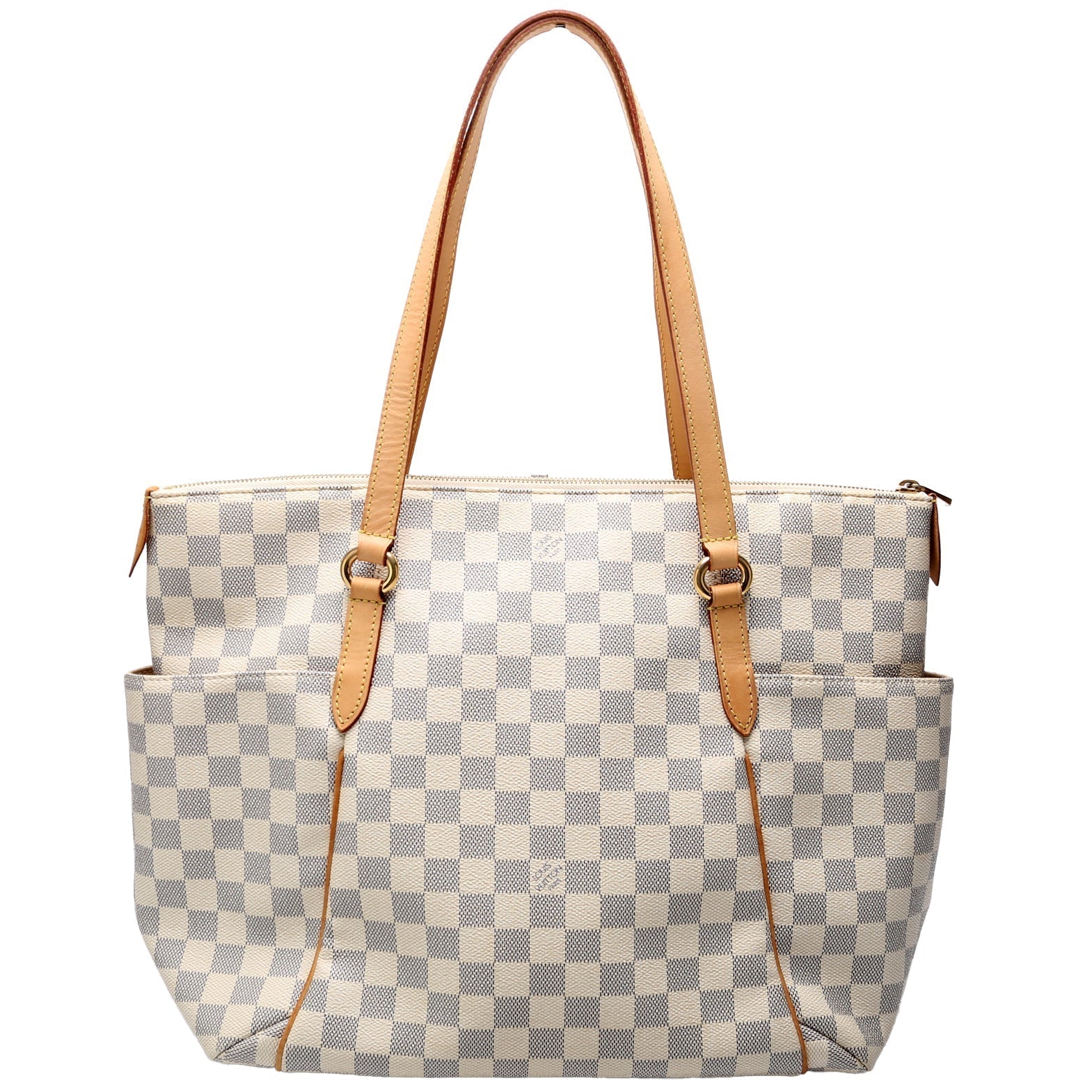 Louis Vuitton Totally Azur MM Damier Handbag Azur 16