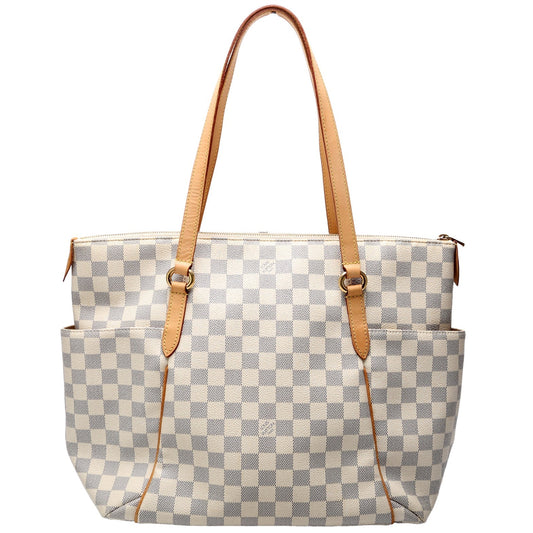 Louis Vuitton Totally Azur MM Damier Handbag Azur 16