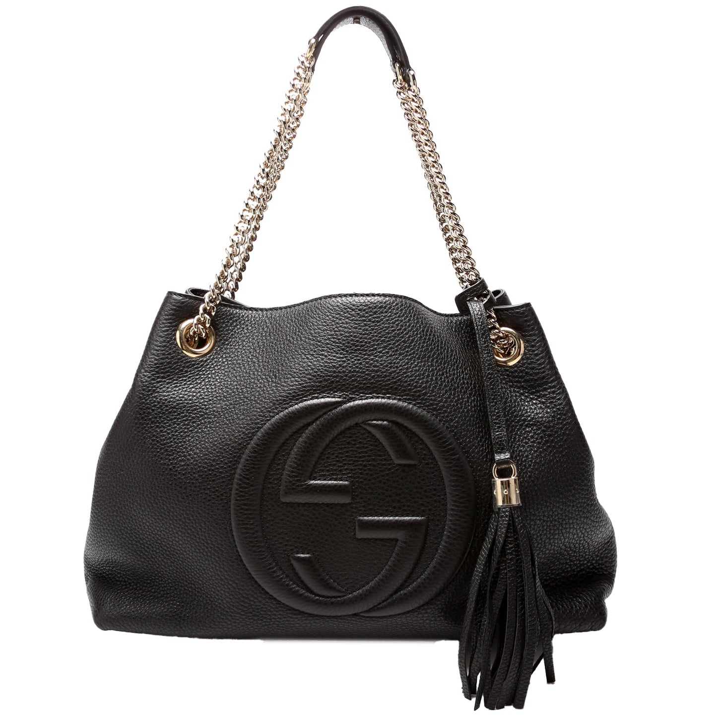 Gucci Soho Newer Black Chain Tote Bag