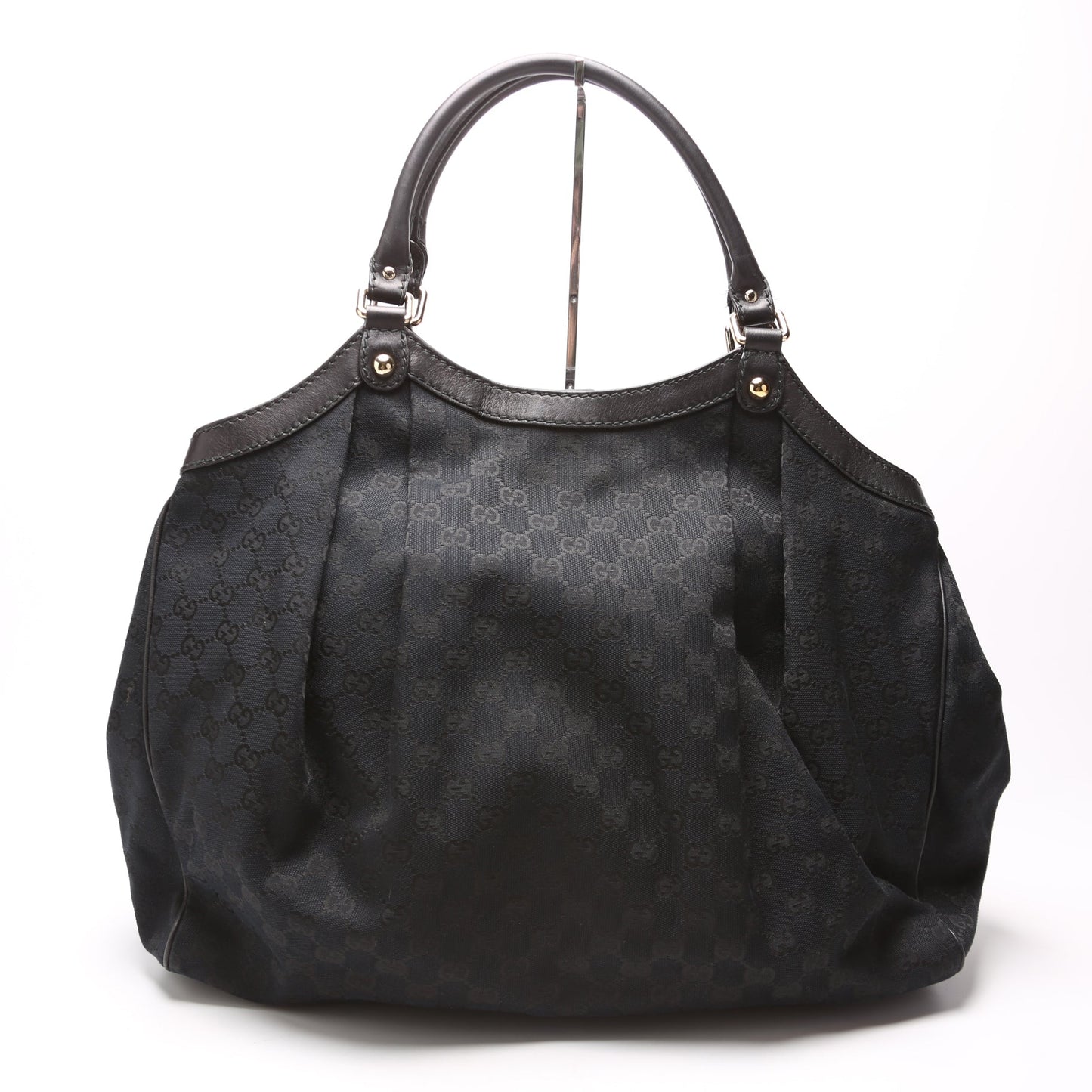 Gucci Sukey GG Canvas Black Large Travel Bag