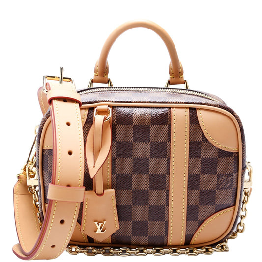 Louis Vuitton Valisette Souple BB Ebene Damier Handbag Ebene 1
